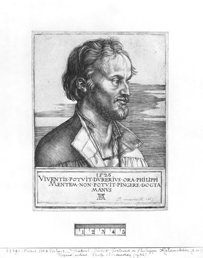 Portret van Philipp Melanchthon, 1526 door Albrecht Dürer
